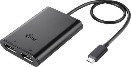 i-tec USB-C auf Dual DisplayPort Adapter für 4K UHD, Schwarz, Kabellänge: 0,3 m - Bild 2