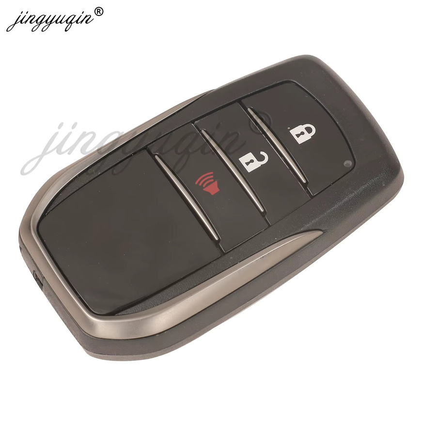 Smart Keyless Auto Schlüssel Fernbedienung für Toyota Hilux Fortuner Yaris Hiace 312/344 MHz Schwarz - Bild 3