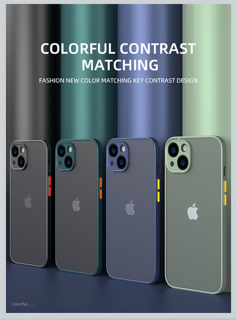 Jingjia Armor Stoßfeste Bumper Hülle aus Silikon für iPhone Modelle in Green Multicolour - Bild 1