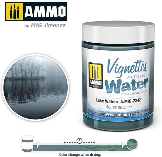 AMMO by MIG Jimenez Lake Waters, Meerestiere, Natur, Kunststoff, Blau - Bild 1
