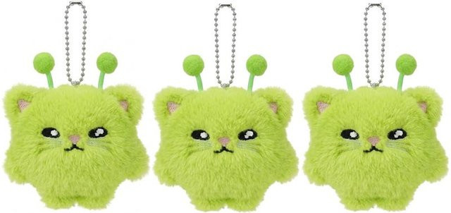 Yiran toy Alien-Katzen-Plüsch-Schlüsselanhänger, Kinder - Bild 1