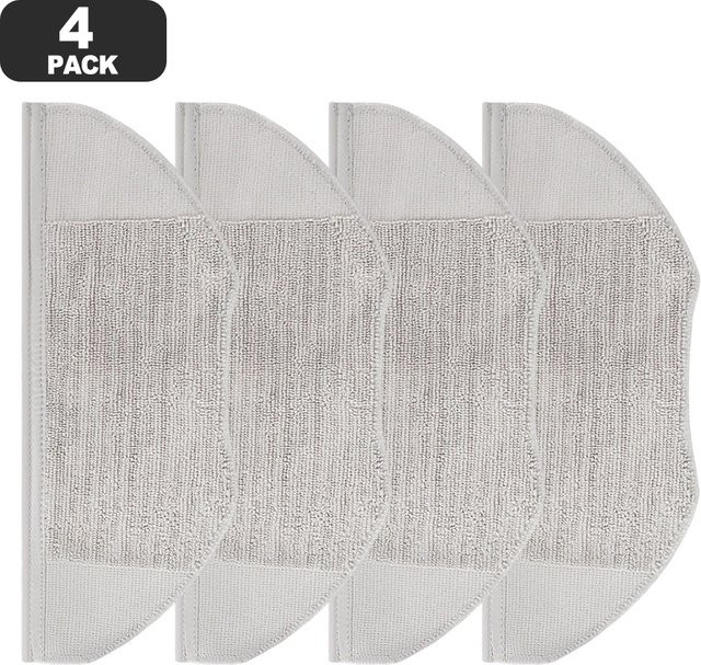 Xiaomi Ersatz-Mopptuch-Set für Robot Vacuum S40 / OV81 aus Mikrofaser in Grau, 4er-Pack oder 10er-Pack - Bild 1