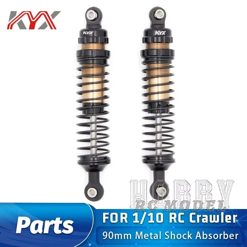 KYX Metall-Hydraulikstoßdämpfer, 90 mm, für RC ferngesteuertes Modellauto - Bild 2