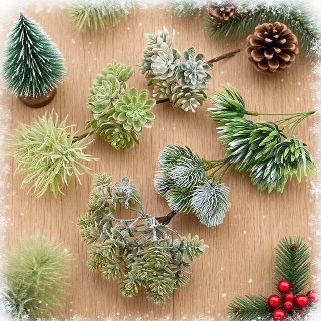 ZQCY Künstlicher Weihnachtsbaum in Grün für Dekoration zu Weihnachten und Hochzeiten - Bild 1