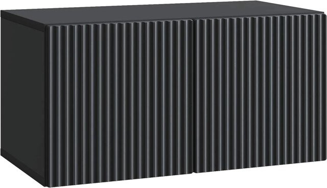vidaXL Wandmontierter TV-Schrank in Schwarz, B/T/H: 59,5 x 31 x 30 cm - Bild 1