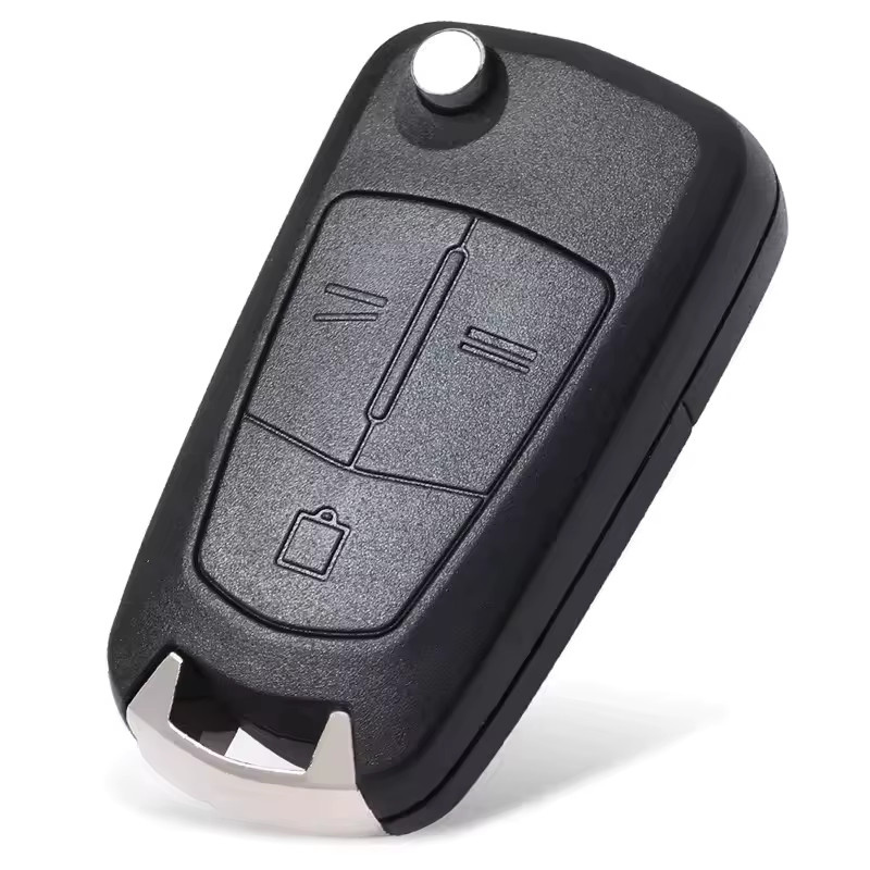 Keyecu Fernschlüsselanhänger 433 MHz PCF7946 für Opel Vectra C und Signum, Farbe: Schwarz - Bild 2