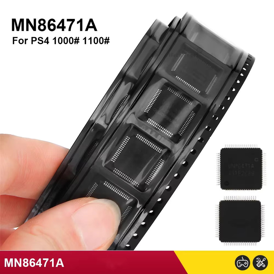HeroAngel HDMI IC MN86471A Ersatzteil für PlayStation 4 Konsole CUH-1000 und CUH-1100 in Schwarz - Bild 2