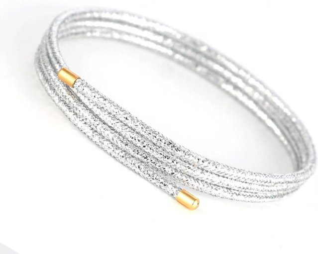 JTRkasac Armband, mehrfarbig, Magnetverschluss, Silber, Unisex, 51 cm - Bild 1