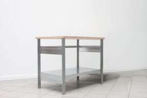 Regalwerk BERT-Werktisch Typ 1 mit Stahlboden, H x B x T: 88,0 x 110,0 x 70,0 cm, Belastbarkeit 150 kg, mehrfarbig - Bild 1