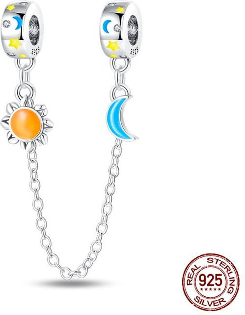 Anhänger Sonne und Mond, Kupfer, Weiß, Damen - Bild 1