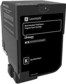 Lexmark Toner Cartridge 74C2SK0 Schwarz für Laserdrucker mit 7.000 Seiten Kapazität - Bild 1