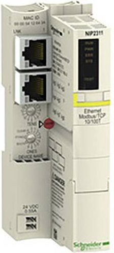 Schneider Electric STBNIP2311 Erweiterungsmodul mit Ethernet/LAN in Weiß - Bild 1
