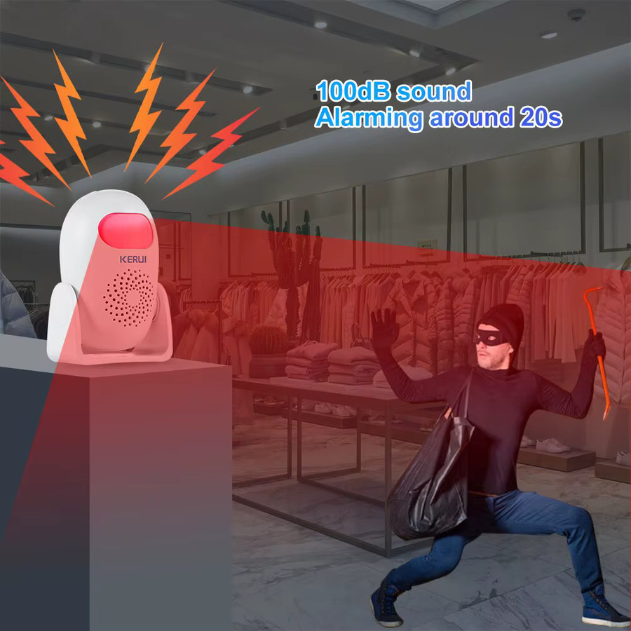 KERUI M120 Smart Motion Detektor PIR Infrarot Bewegungsmelder Alarm in Weiß - Bild 3