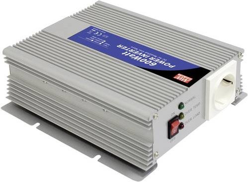 Mean Well Wechselrichter A302-600-F3 600W 24 V/DC - 230V in Silber - Bild 1
