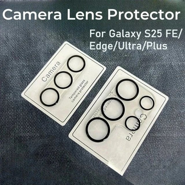 Kamera-Schutzfolie aus gehärtetem Glas für Samsung Galaxy S26 S25 FE Edge S24 S23 Ultra Plus, transparent, kratzfeste Objektivabdeckung - Bild 1