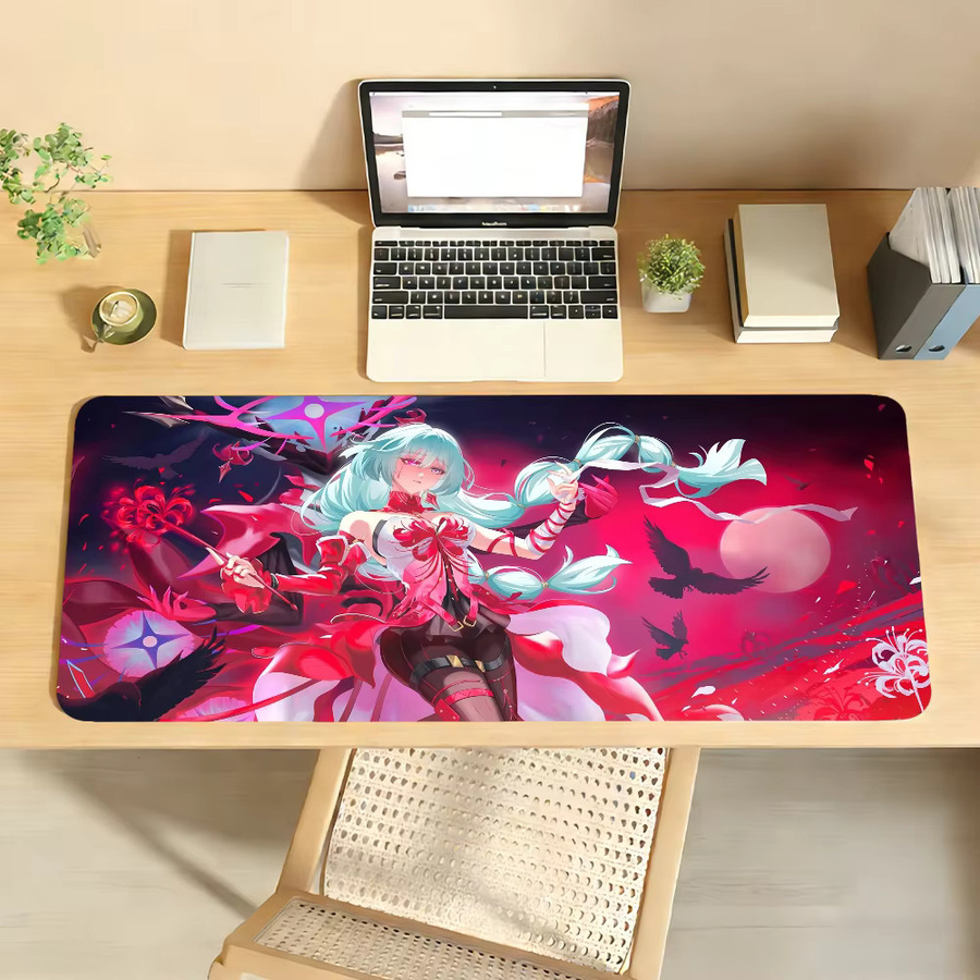 Phrolova Wuthering Waves Mauspad Multicolor rutschfeste Gamer Schreibtischunterlage - Bild 3