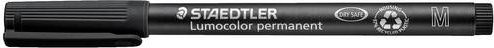 Staedtler Lumocolor permanent M DRY SAFE 317-9 Permanentmarker Schwarz - Bild 1