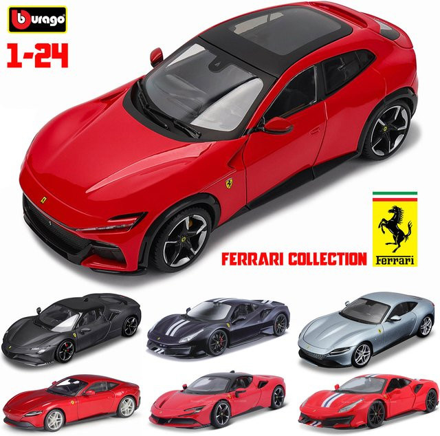 Bburago Ferrari PUROSANGUE 488 458 F12 SP1, Automodell, 1:24, Metall - Bild 1