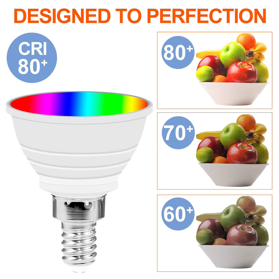 RGBW LED Glühbirne 15W mit Fernbedienung, E27 Fassung, Farbe Weiß - Bild 4