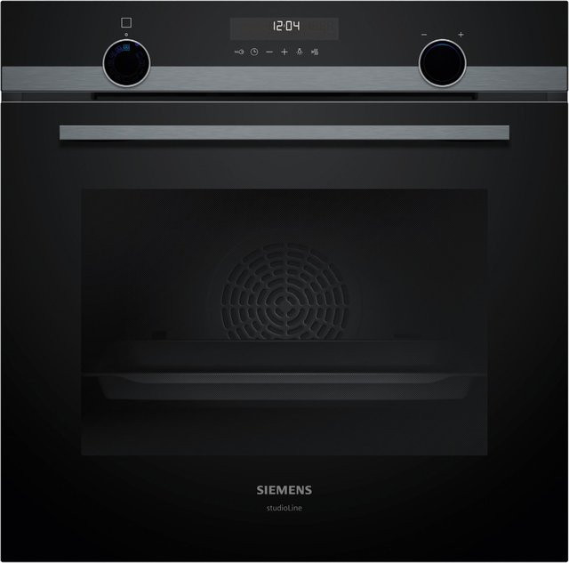 Siemens iQ500 Einbaubackofen HB478G5B7 in Schwarz mit 71 l Volumen, WLAN, pyrolytischer Selbstreinigung und Energieeffizienzklasse A+, Breite: 59,4 cm - Bild 1