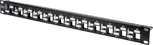 Digitus DN-91412 Modulares 24 Port Netzwerk-Patchpanel unbestückt schwarz 1 HE B: 483 mm - Bild 1