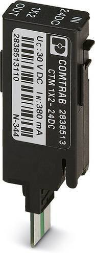 Phoenix Contact 2838513 CTM 1X2- 24DC Überspannungsschutz-Stecker für Netzwerk LSA 5 kA, Schwarz, 10er Set - Bild 1