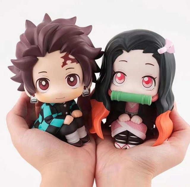 Yiran toy 1 Demon Slayer Kamado Nezuko Kamado Tanjirou Actionfigur PVC - Bild 1