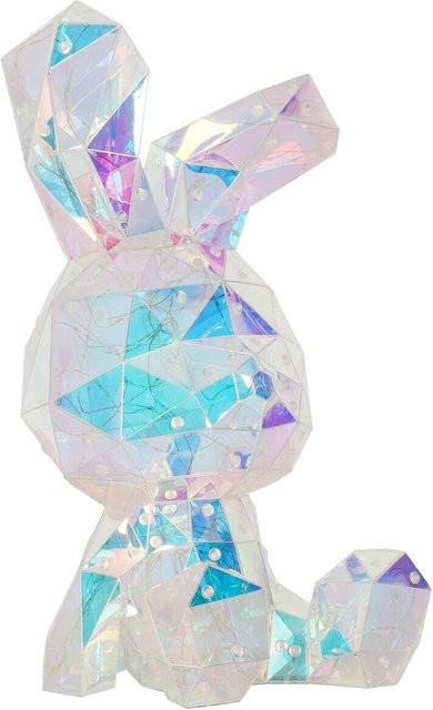 Nolo LED-Dekoleuchte Hase transparent mit RGB-Beleuchtung - Bild 1