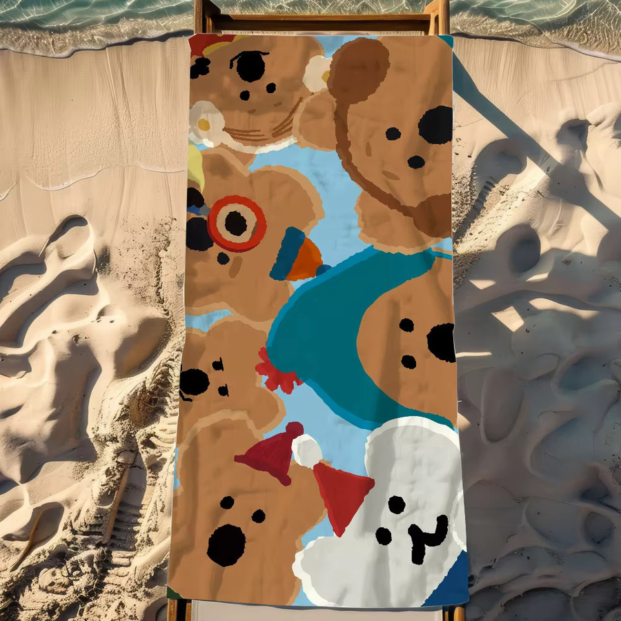 Korea D-Dinotaeng Quokka Handtuch schnelltrocknend Multicolor - Bild 3