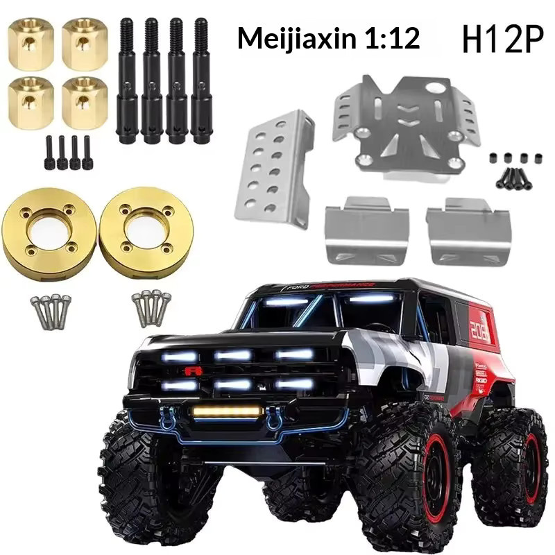 MJX RC Kletterauto Upgrade-Teile, 1:12, Zubehör, Metall - Bild 2