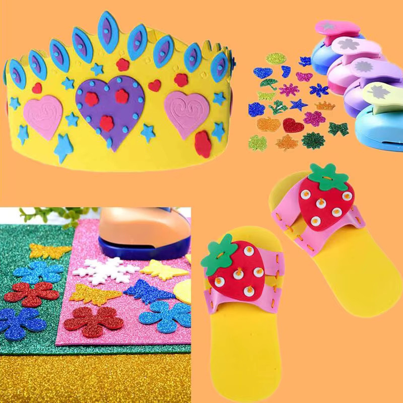 10 Stück selbstklebendes Glitter-Schaumpapier in Silber und Multicolour für DIY-Handwerk und Bastelarbeiten - Bild 5
