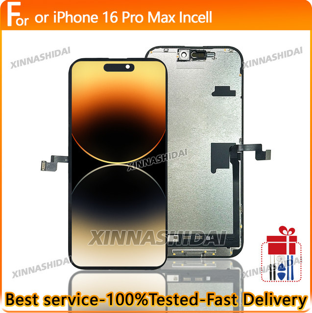 Incell LCD-Display Touchscreen-Digitizer-Einheit für iPhone 16 Pro Max in Schwarz - Bild 1