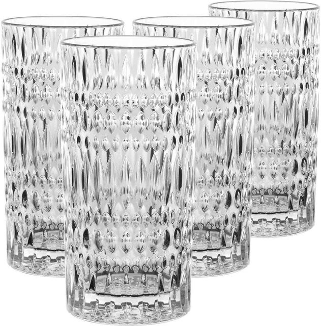 Nachtmann Ethno Longdrinkgläser Tumbler transparent 4er Set 420 ml pro Glas - Bild 1