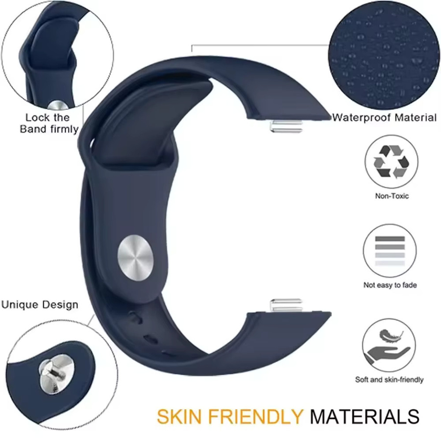 Huawei Uhrenarmband Silikon, Schwarz, Unisex - Bild 2
