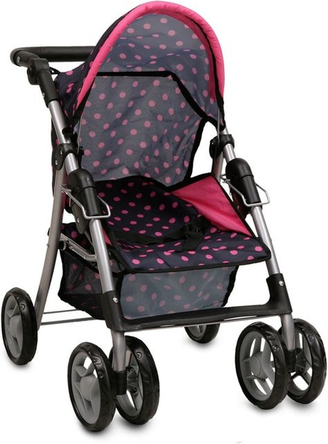 Moni Puppenbuggy Punkte Puppenwagen zusammenklappbar multicolour - Bild 1
