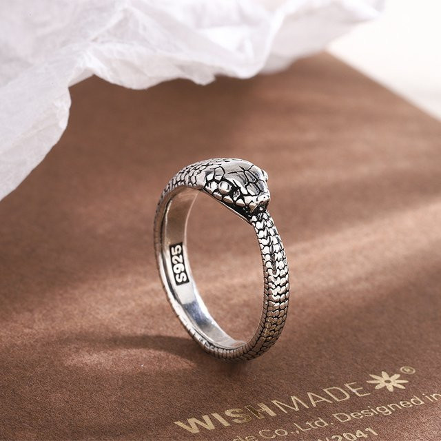 GaaBou Jewellery Schlangenringe, 925 Silber, Damen, verstellbar - Bild 1