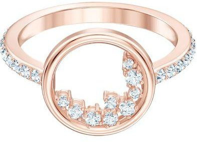Swarovski Kristallring, Roségold, Weiß, Damen - Bild 1