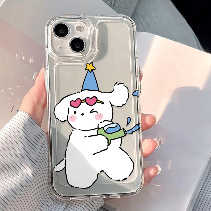 Caynes Transparente Silikon Schutzhülle für iPhone 17 Pro Max, 16, 15, 14, 13, 12 und 11 - Bild 5