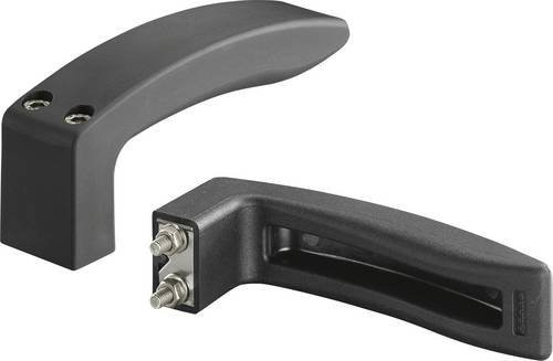 Rohde Universalgriff KW-30.017.84 Schwarz Matt, 3er Set, L: 12,8 cm, B: 2,0 cm, H: 4,8 cm - Bild 1