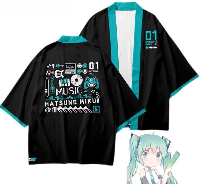 Bandai Hatsune Miku Kimono Oberbekleidung, Plüsch / Textil - Bild 1