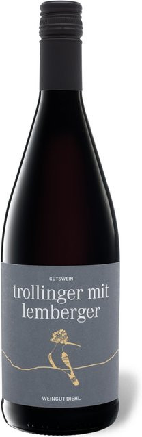 Weingut Diehl Trollinger mit Lemberger Gutswein halbtrocken Rotwein 2024 1,0 l - Bild 1