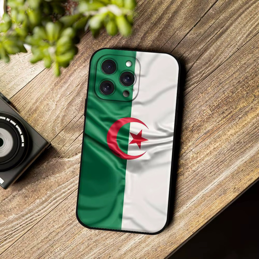Mesuca Handyhülle mit Algerien-Pass Design für iPhone 11 bis iPhone 17 Pro Max Plus Mini, TPU Weiche Hautfreundliche Hülle, Multicolour - Bild 5