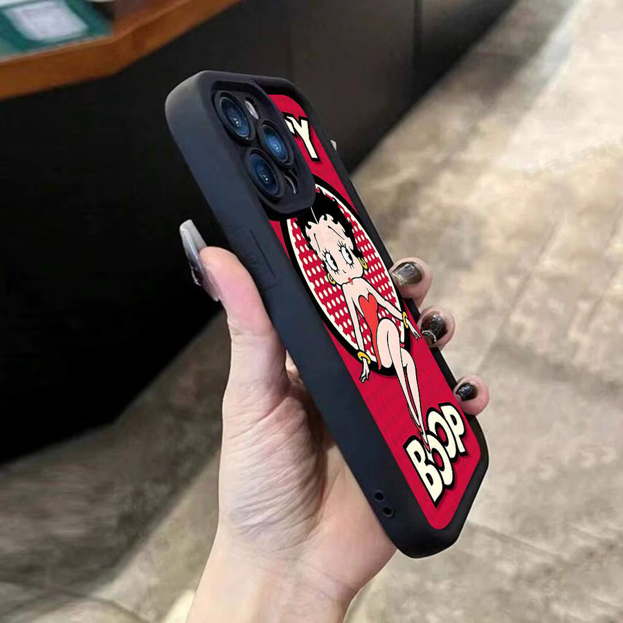 Stoßfeste Silikon Handyhülle Anime B-Bettys B-Boops für iPhone 17 16 15 14 13 12 11 Pro Max Plus in Multicolour - Bild 5