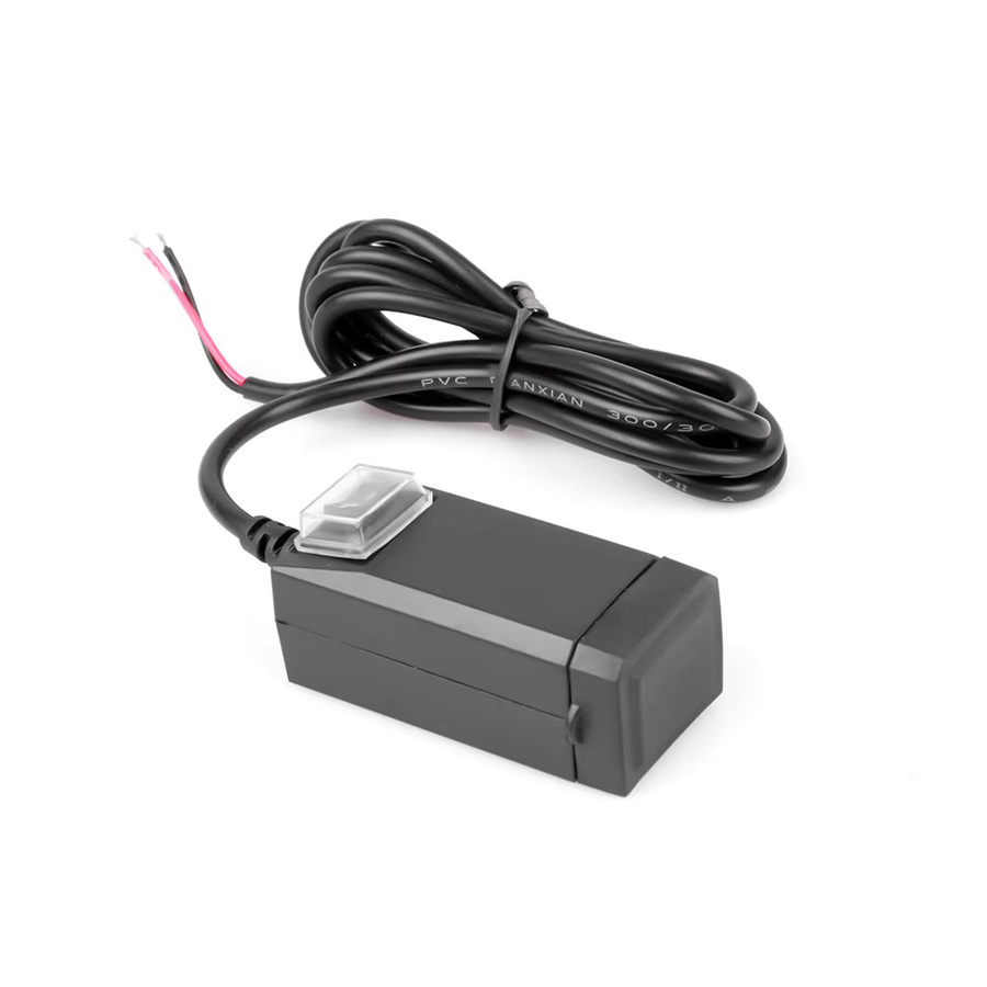 Multifunktions Motorrad Ladegerät mit Dual USB Adapter 12-24V, Wasserdicht und Staubdicht, Schwarz - Bild 2