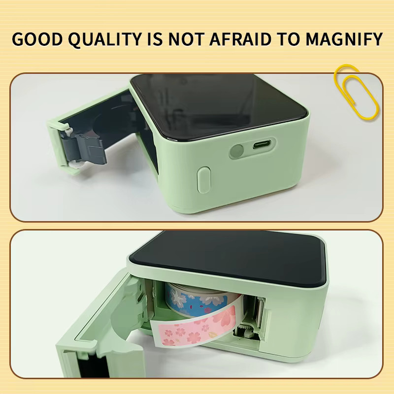 Marklife P15 Thermo-Etikettendrucker, tragbarer kabelloser Bluetooth-Drucker für Küche, Büro und DIY-Projekte - Bild 4