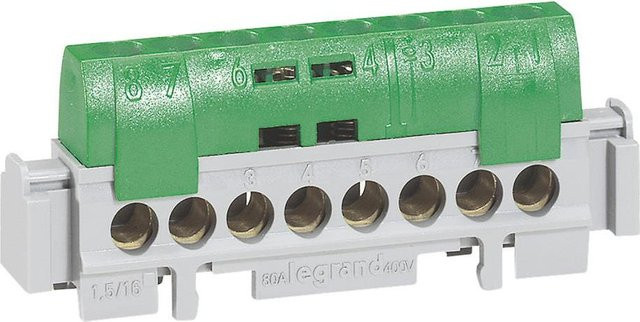 Legrand Anschlussblock 004832 in Grün - Bild 1