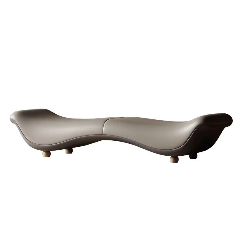 MDNG Minimalistisches Polster-Sofa in Grau als moderne Bank für Wohnzimmer und Schlafzimmer - Bild 3