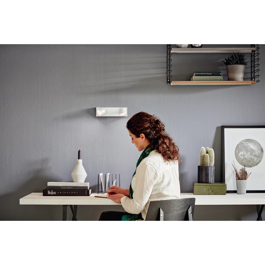 Philips myLiving LED-Spot 2er Set in Weiß aus Aluminium, dimmbar, Warmweiß - Bild 2