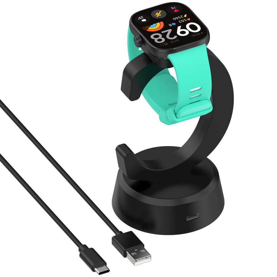 Xiaomi Ladegerät Cradle, Schwarz, für Redmi Uhr 6 5 4, mi Band 10 9 - Bild 6