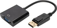 Digitus DisplayPort zu VGA Adapter AK-340403-001-S Schwarz - Bild 1
